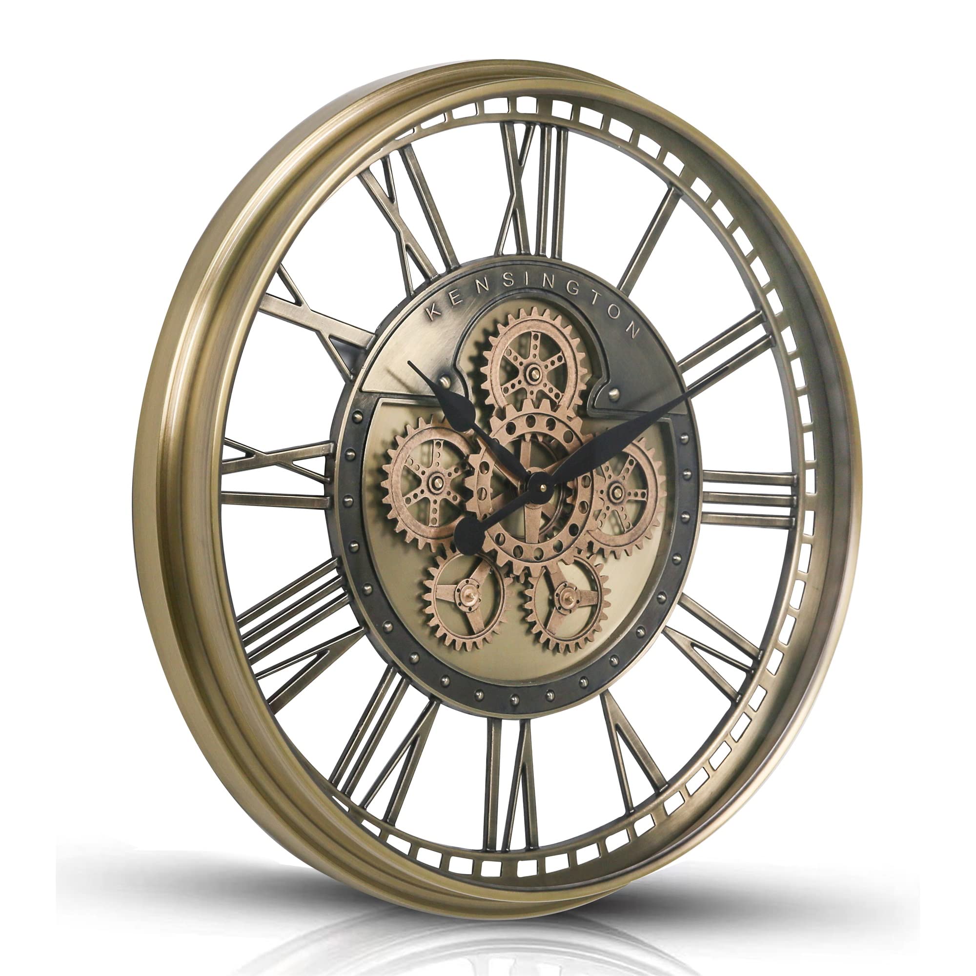 Modern Bronze Roman online Numeral Clock